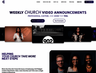 provideoannouncements.com screenshot