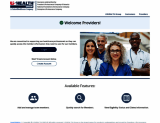 provider.ushealthgroup.com screenshot