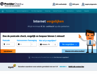 providercheck.nl screenshot