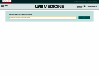 providerdirectory.uabmedicine.org screenshot