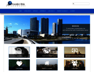 providerrisk.com screenshot