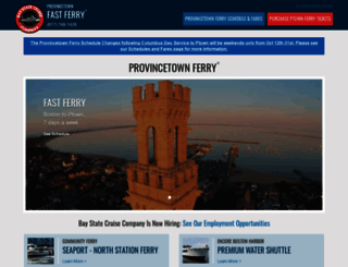provincetownfastferry.com screenshot