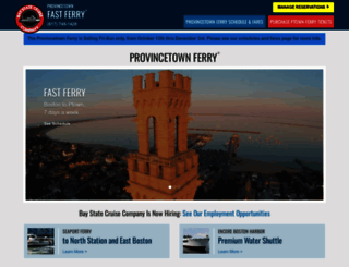 provincetownferry.com screenshot