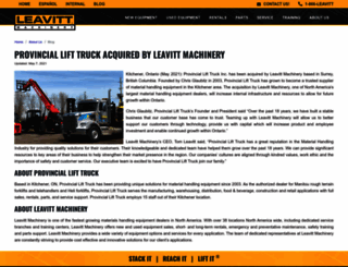 provincial-lift.com screenshot