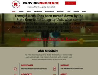 provinginnocence.org screenshot