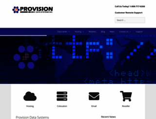 provisiondata.com screenshot