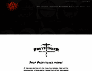 provisionerwine.com screenshot
