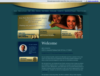 provofamilydental.com screenshot