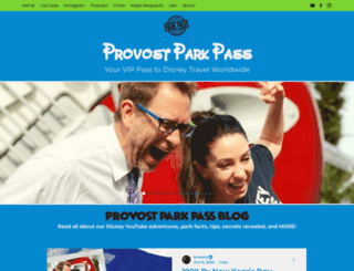 provostparkpass.com screenshot