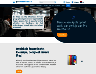 prowarehouse.nl screenshot