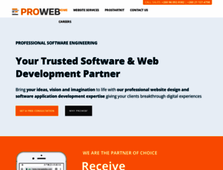 proweb.co.zm screenshot