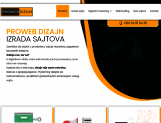 prowebdizajn.com screenshot