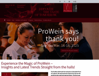 prowein.com screenshot