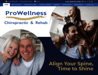 prowellnesschiropractic.com screenshot
