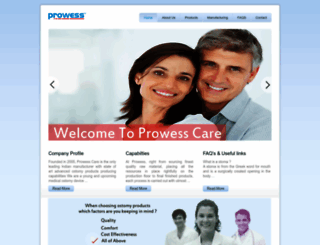 prowesscare.com screenshot