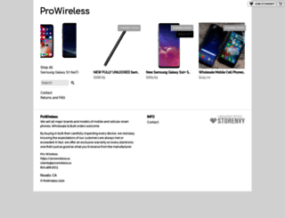 prowireless.storenvy.com screenshot