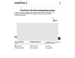 proxfree.info screenshot