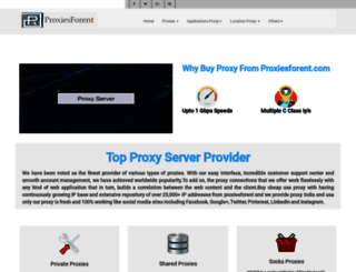 proxiesforent.com screenshot