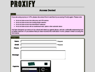 proxify.org screenshot
