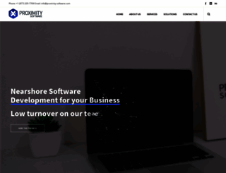 proximity-software.com screenshot