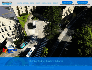 proximityplumbing.com.au screenshot