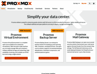 proxmox.com screenshot