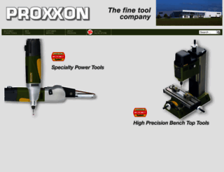 proxxon.com screenshot