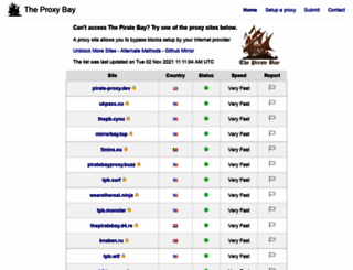 proxy-bay.net screenshot