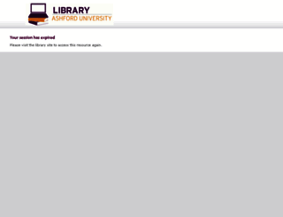 proxy-library.ashford.edu screenshot