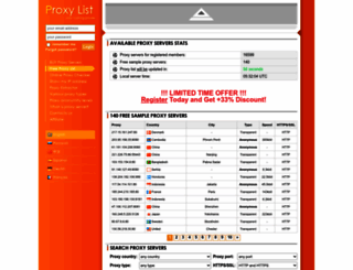 proxy-list.org screenshot