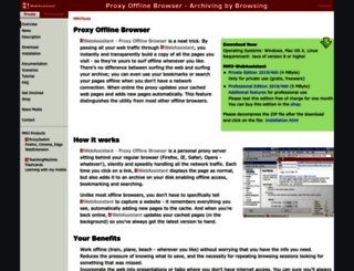 proxy-offline-browser.com screenshot