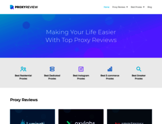 proxy-review.com screenshot