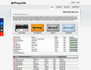 proxy-site.net screenshot