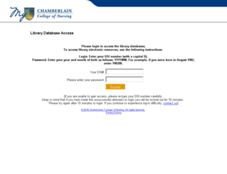 proxy.chamberlain.edu screenshot