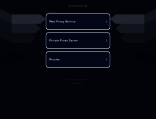 proxy.com.de screenshot