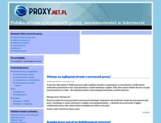 proxy.net.pl screenshot