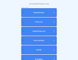 proxy.proxylistchecker.org screenshot