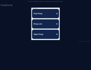 proxy2014.net screenshot