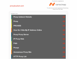 proxybucket.com screenshot