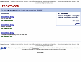proxyd.com screenshot