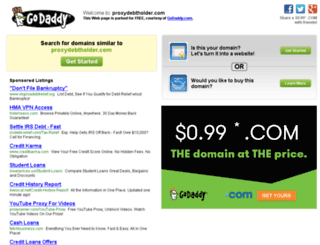proxydebtholder.com screenshot