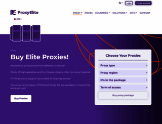 proxyelite.info screenshot
