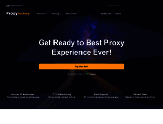 proxyfactory.io screenshot