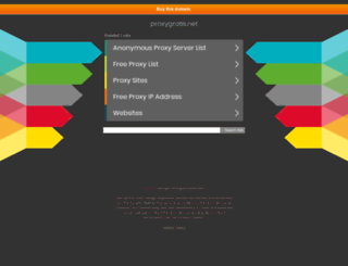 proxygratis.net screenshot