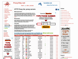 proxyhttp.net screenshot