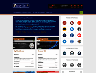 proxyliste.net screenshot