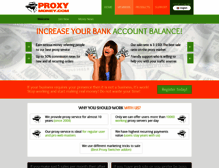 proxymoney.com screenshot