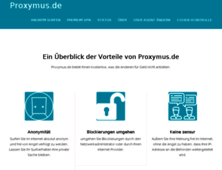 proxymus.de screenshot