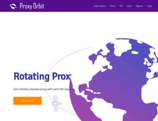 proxyorbit.com screenshot