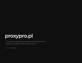 proxypro.pl screenshot